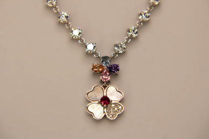 Silver Flower Pendant Tops Set - Avika jewels