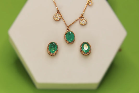 Silver Pendant Tops Set - Avika jewels