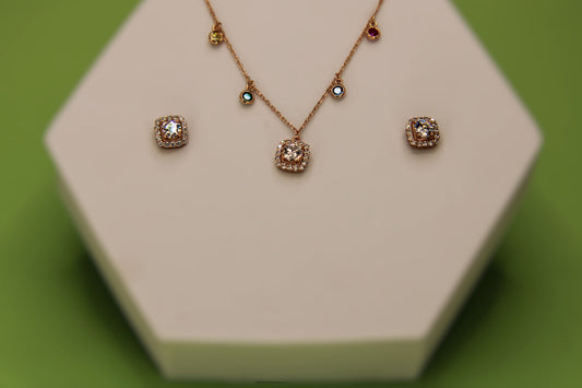 Silver Pendant Tops Set - Avika jewels