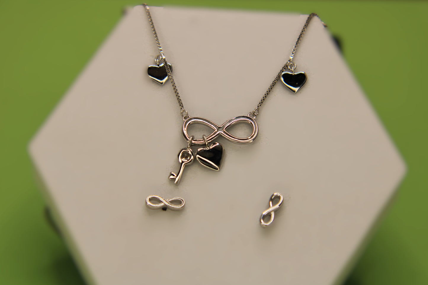 Silver Pendant Tops Set