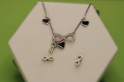 Silver Pendant Tops Set