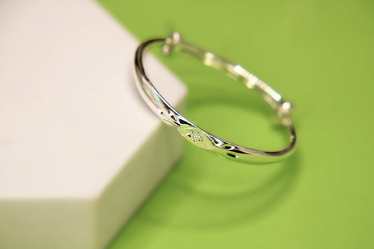 Silver Kids Kada - Avika jewels