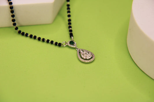 Silver Mangalsutr - Avika jewels