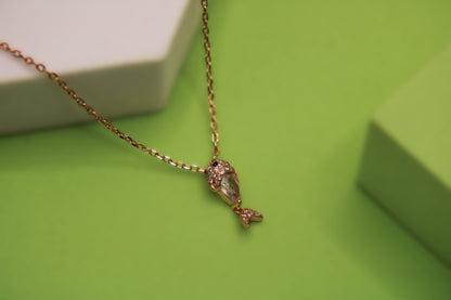 Silver Fish Pendant Chain
