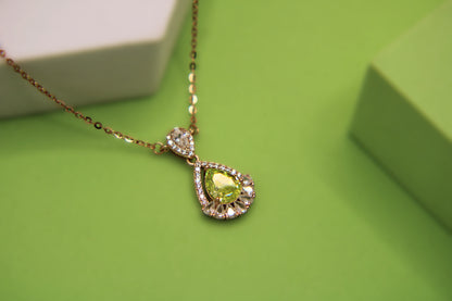 Silver Drop Pendant Chain