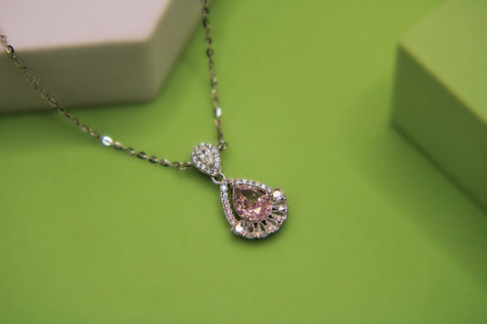 Silver Drop Pendant Chain
