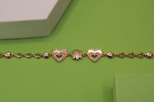 Silver Heart Bracelet