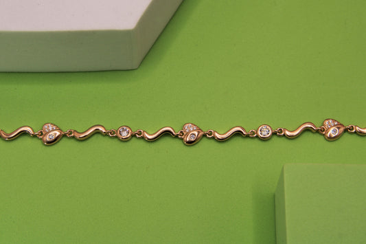 Silver Heart Bracelet