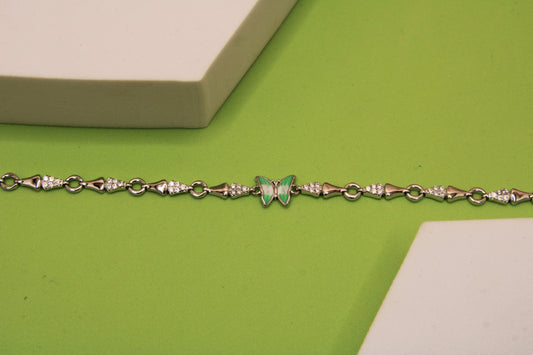 Silver Butterfly Bracelet
