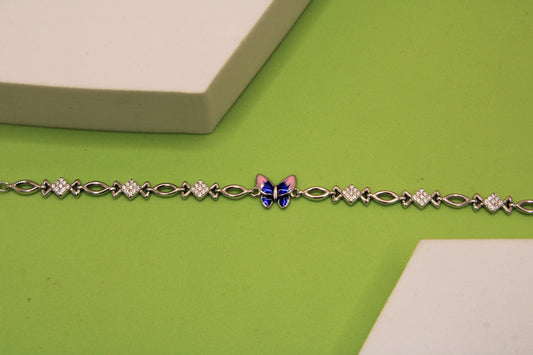 Silver Butterfly Bracelet