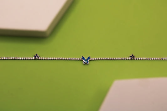 Silver Butterfly Bracelet