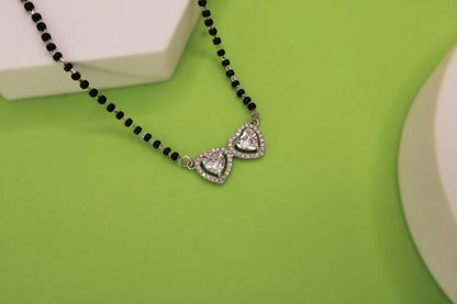 Silver Heart mangalsutr