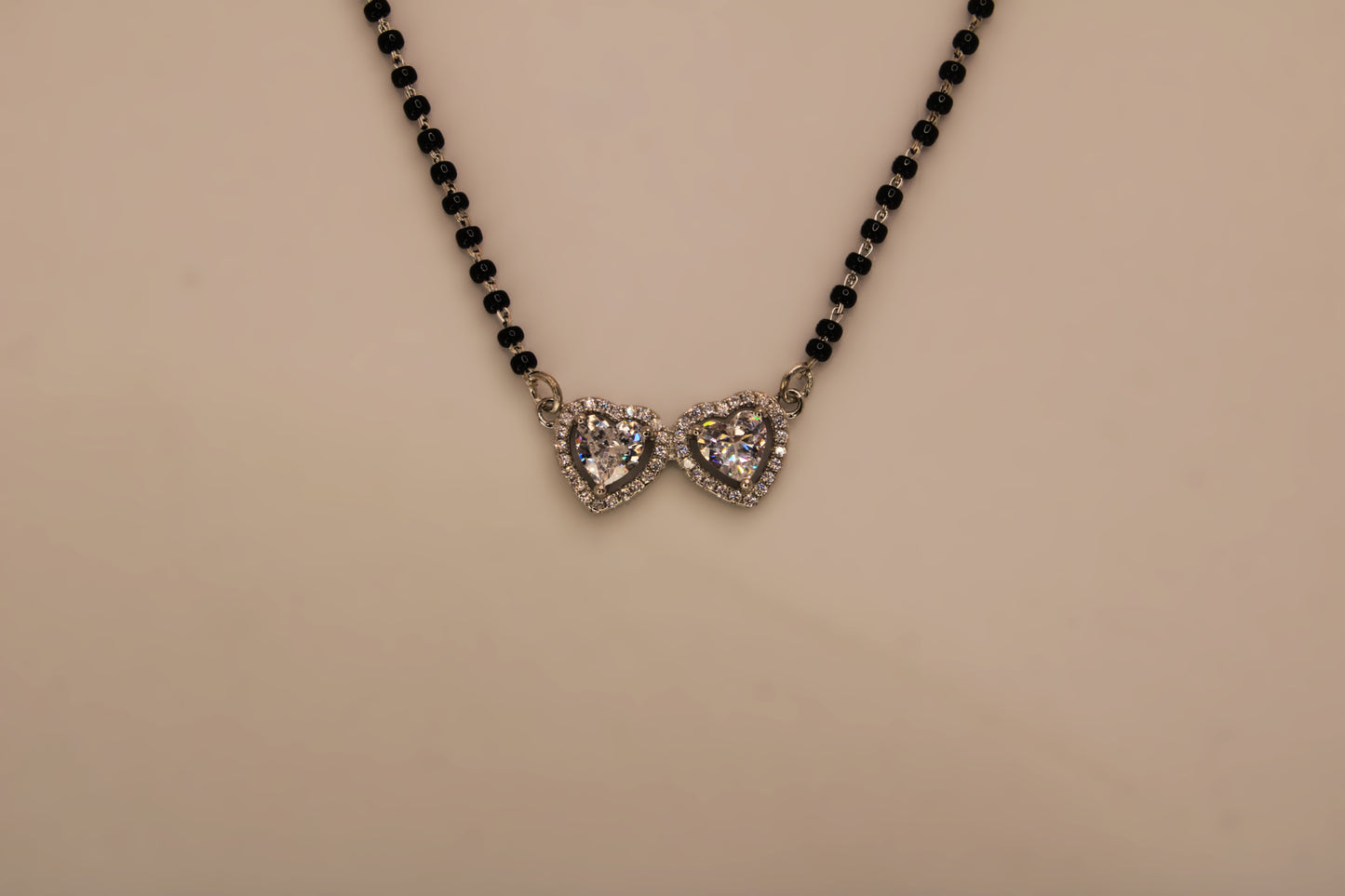 Silver Heart mangalsutr
