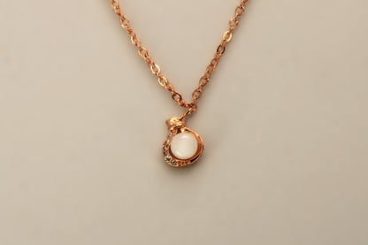 Silver Pearl Pendant Chain