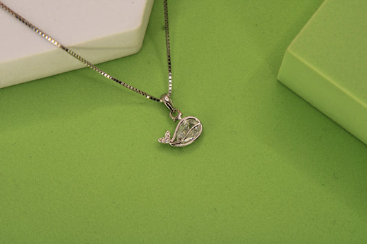 Silver Fish Pendant Chain