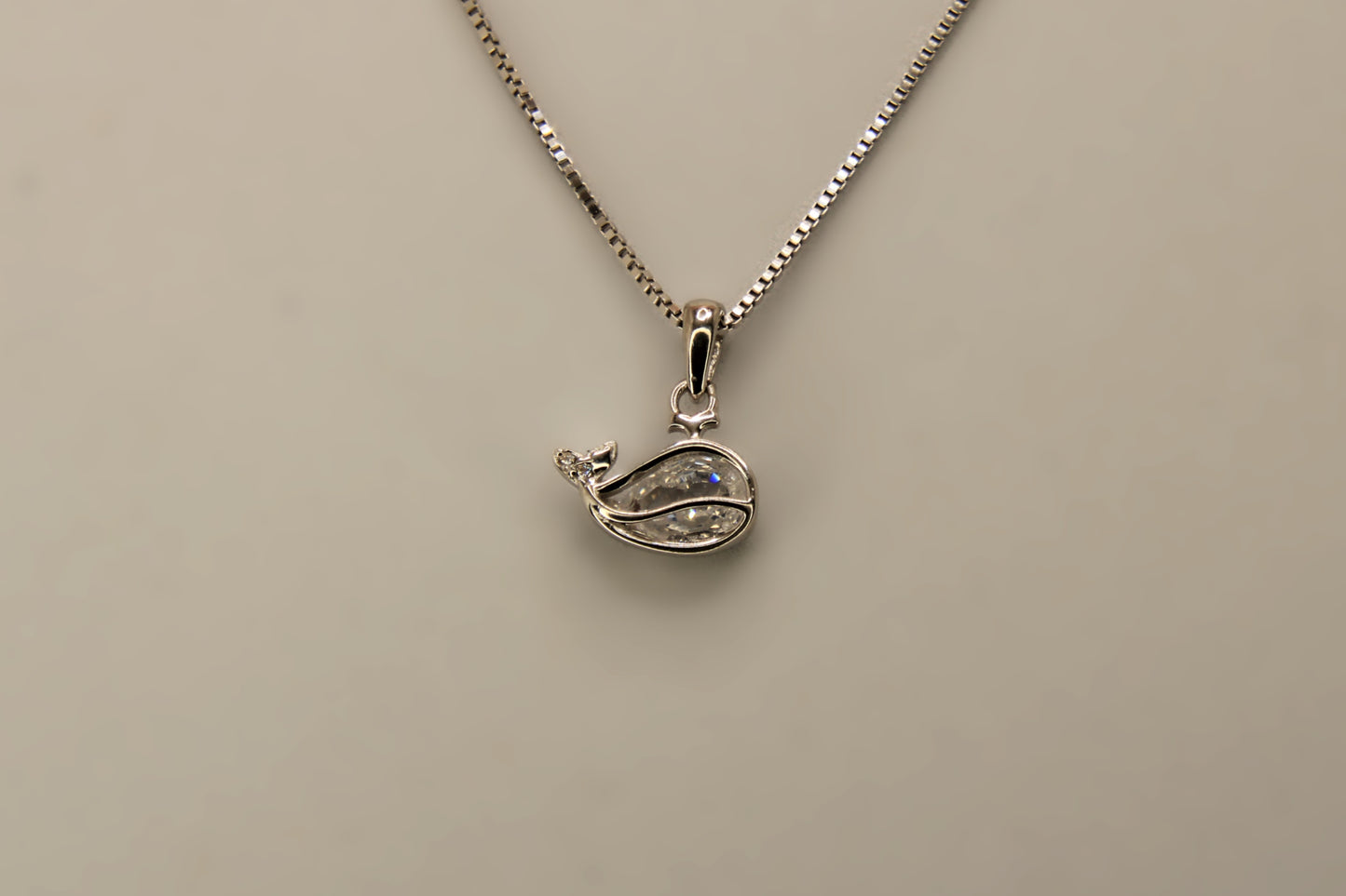 Silver Fish Pendant Chain