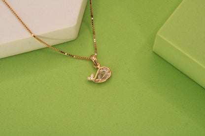 Silver Fish Pendant Chain