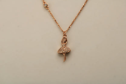 Silver Dancing Dall Pendant Chain