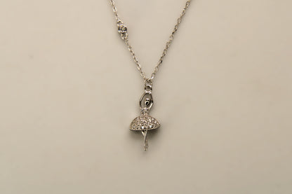 Silver Dancing Dall Pendant Chain