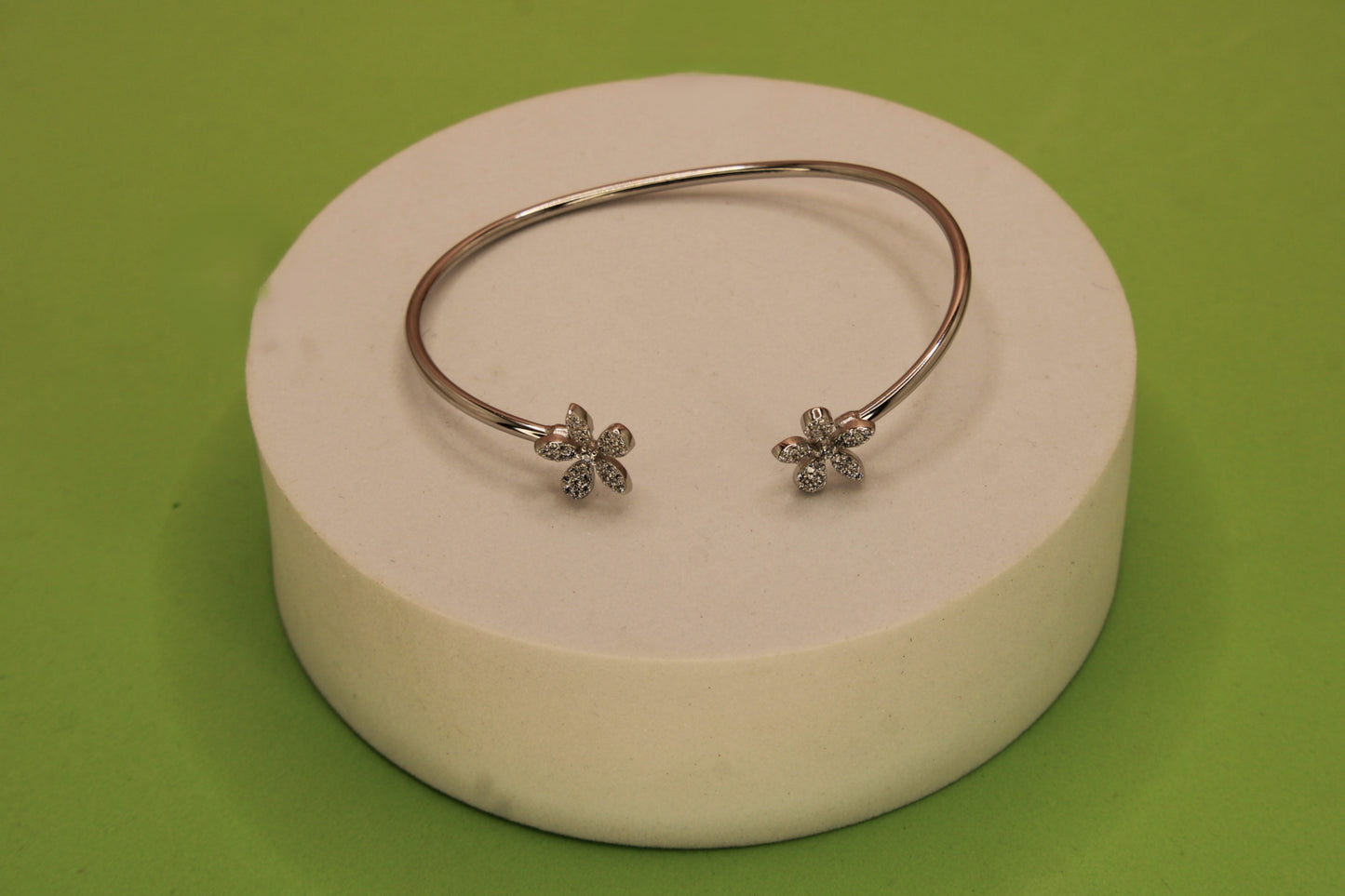 Silver Flower Kada