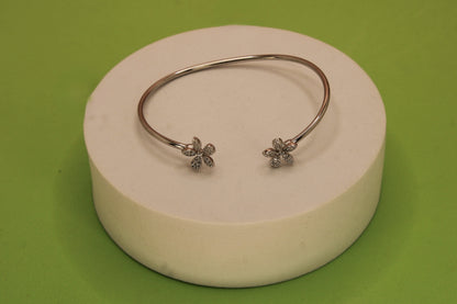 Silver Flower Kada