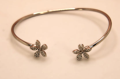 Silver Flower Kada
