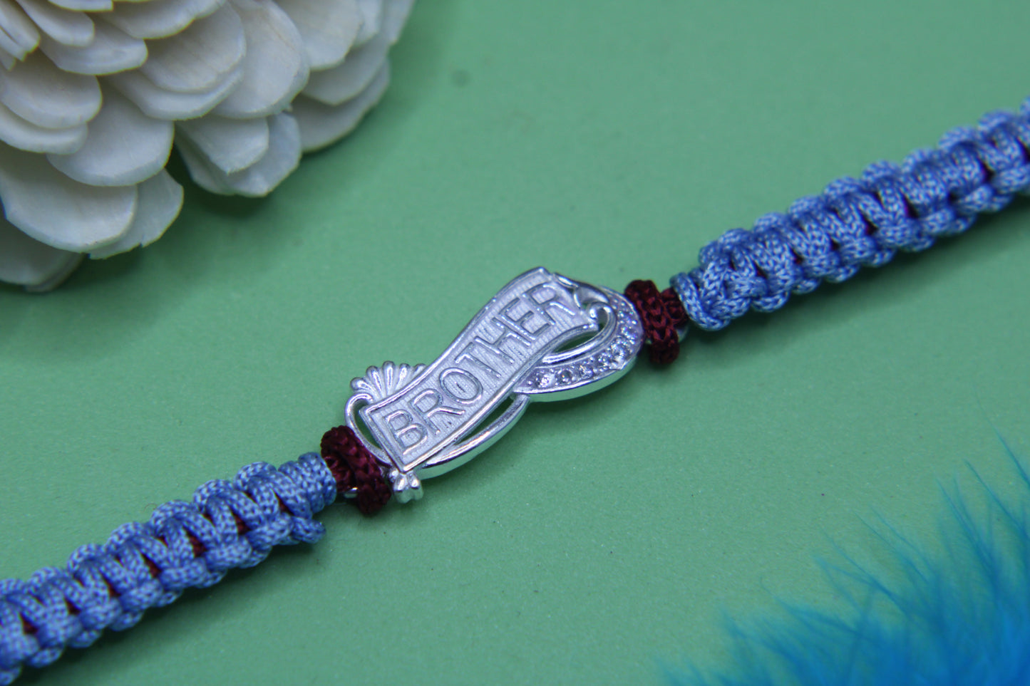 Silver Brother Rakhi